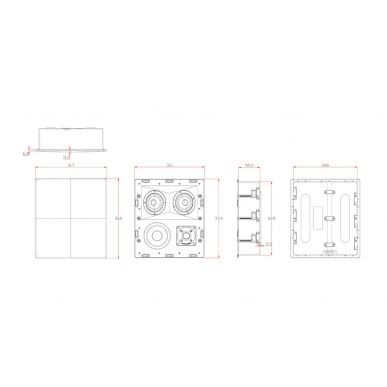 Встраиваемая акустика в стену M&K Sound IW150T в корпусе White Пара